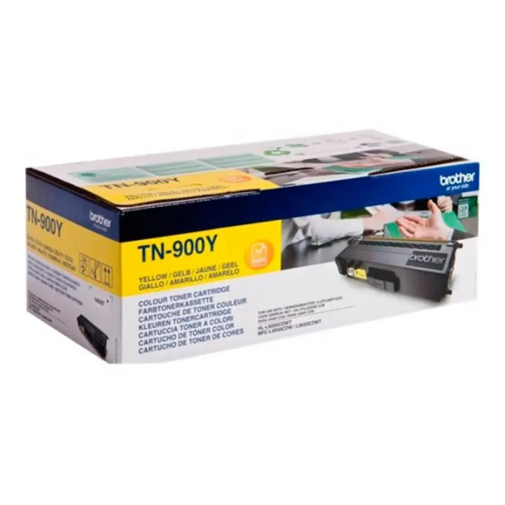 Ink Toner Tn900y Yellow One Size unisex - Brother - FashionsVida