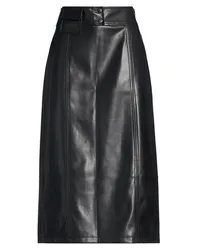 Falda midi Mujer Negro L Mujer