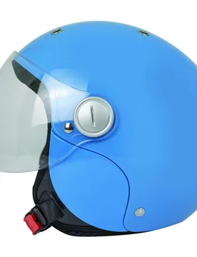 Casco Moto Jet Bambino 816 Baby Azzurro Opaco taglia S - BHR - FashionsVida