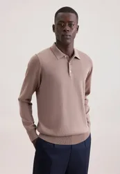 Regular Pullover Uni Braun L