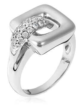 Womens 925 Sterling Silver Ring - Zr-3584 - Size K - Orphelia - FashionsVida