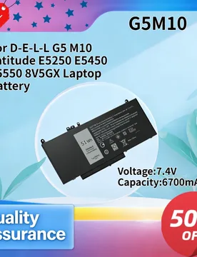 MAh Compatible with D-E-L-L G5 M10 Latitude E5250 E5450 E5550 8V5GX Laptop Battery - Aliexpress - FashionsVida