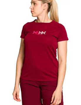 Kempsey camiseta montaña manga corta mujer Granate (M) - Trango - FashionsVida