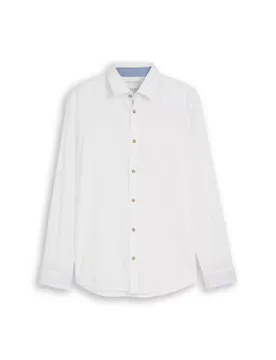 Cotton linen shirt male