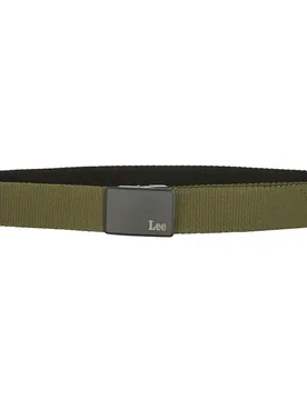 Ceinture Reversible Webbing Oak Moss Black 100 cm