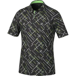 Polo Mathias, schwarz/grün xxl