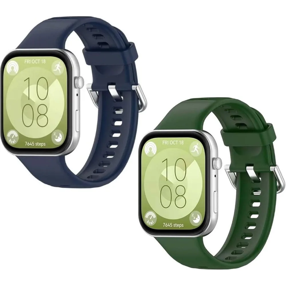 Pack de 2 unidades Correa Silicona y para Huawei Watch Fit 3 - Friendly License - FashionsVida