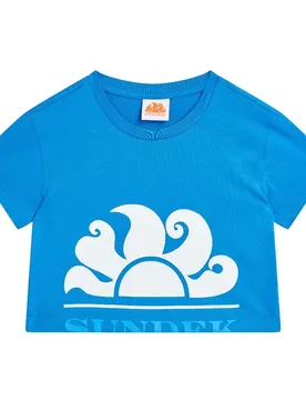T-shirt à Manches Courtes Crop Mini Bilberry 01 6 Années Fille