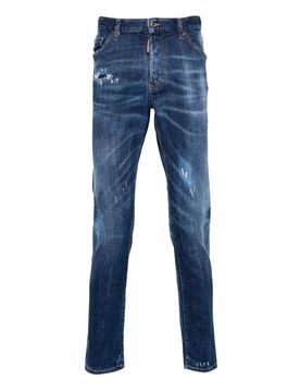 Dsquared2 Jeans effetto baffi