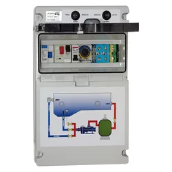 W 1.5-2hp Mono + Ground Fuse Box Grey One Size unisex