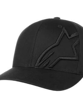 Corp Shift 2 Curved Flex Cap by - black-black - Female - Size: S/M (54-57 cm) - Alpinestars - FashionsVida