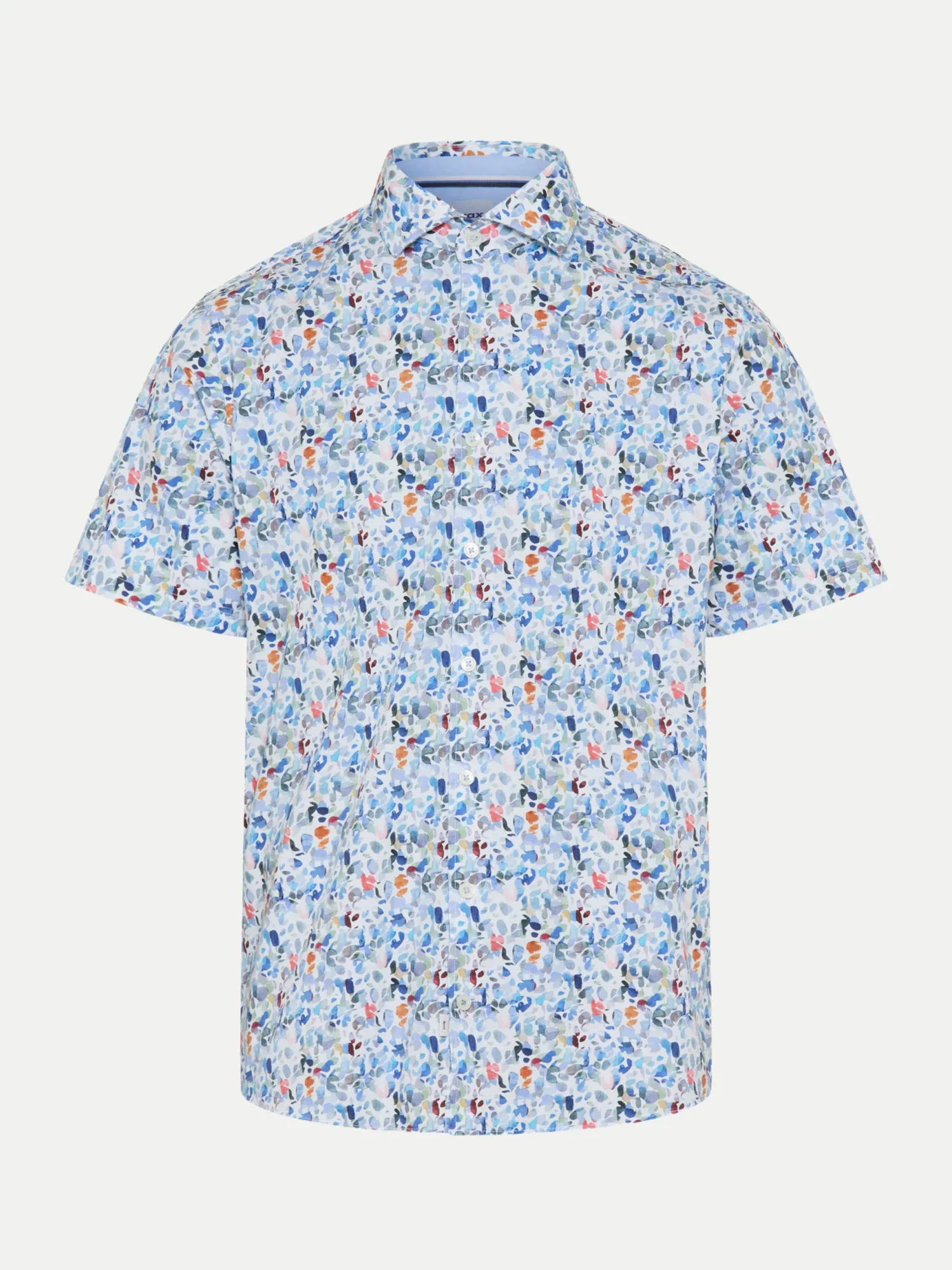Kurzarmhemd mit Floralmuster Mehrfarbig M - Brax - FashionsVida