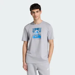 T-SHIRT GRAFICA SUMMER SLIDES RELAX S Halo Silver