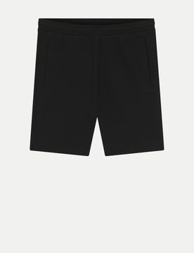Green Shorts mit Logo-Stickerei Schwarz S