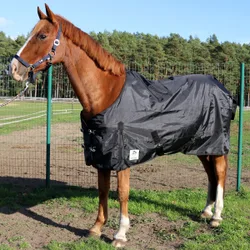 Manski Stall- & Transportdecke ungefüttert - black 85