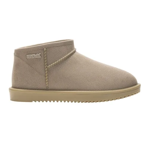 Womens/ladies Risley Mules (Soft Taupe) - Size Uk 4 - Regatta - FashionsVida