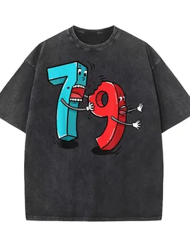 Ate (8) 9 Funny Math Cotton T-shirt Men's Tee Shirt Short Sleeve Male Clothes Fashion Oversized Art Graphic Clothing Printed - Aliexpress - FashionsVida