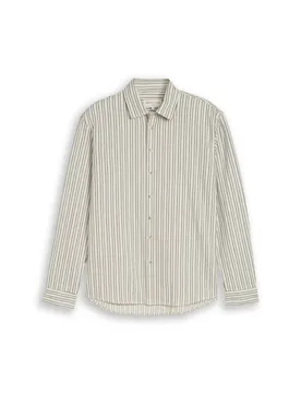 Relaxed striped structured shi male