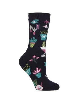 Womens Novelty Thermal Socks - - Size: M - Heat Holders - FashionsVida