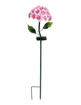 Solar-LED-Gartenstecker „Blütentraum“, 1 Stück lila - viva domo - FashionsVida