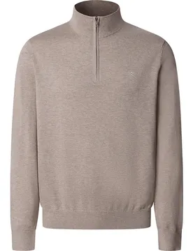 Maglione Con Mezza Zip Hm7000117 Malt Beige L