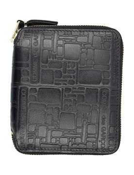 Mini Zip-Around Calfskin Wallet with Embossed Logo, Note Compartment, Coin Purse & Card Slots (12cm x 10cm)
