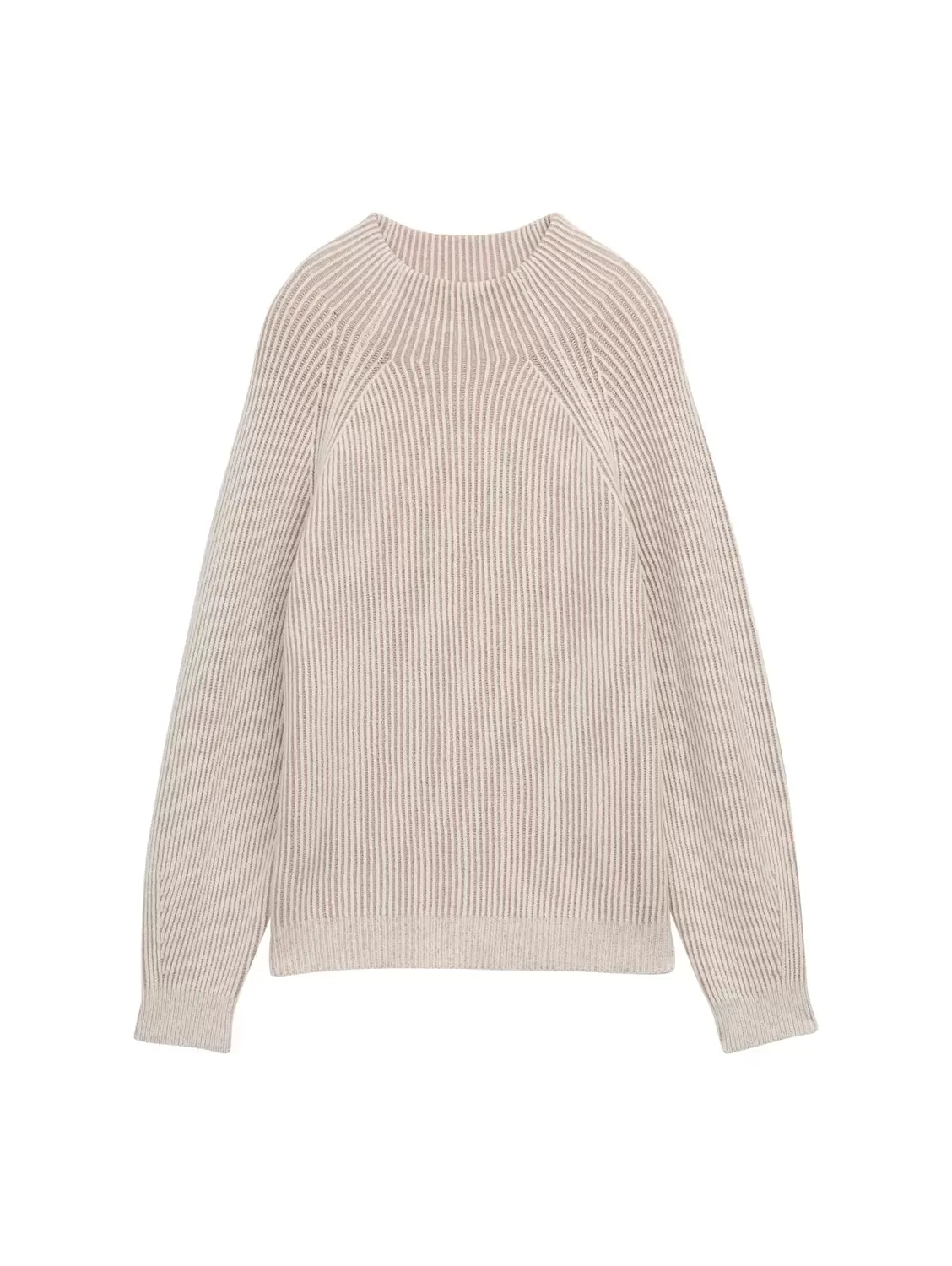Knit plaited rib pullover female - XXXL - FashionsVida