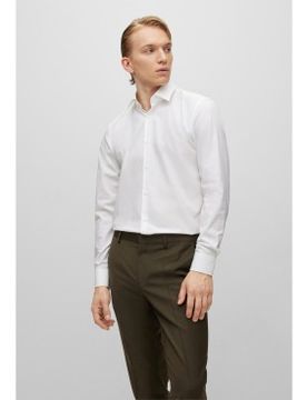 Para hombre. 50289499 Camisa Slim Fit Kenno (37), Casual, Fiesta, Algodón, Manga larga