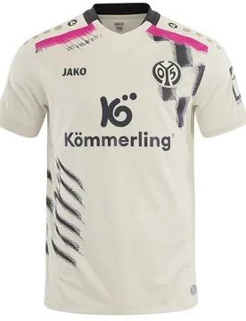 Mainz 05 Trikot Ausweich (off white / Größe 4XL / Unisex) - Jako - FashionsVida
