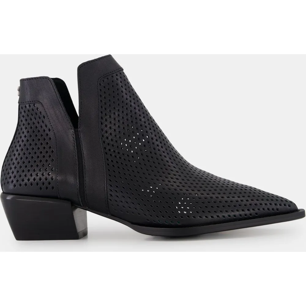 Botín tacón, troquelado - Latouche - FashionsVida