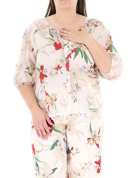 Blusa girocollo AVORIO 39