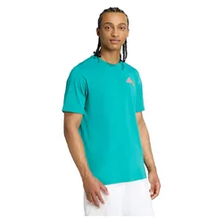Padel Graphic Short Sleeve T-shirt Purple Teal XS
