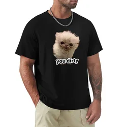 Wisp Cat Meme T-Shirt Classic Graphic Short Sleeve Top