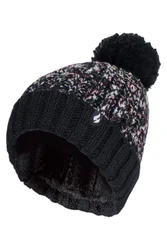 Womens Thermal Winter Bobble Hat - - Size: ONESIZE