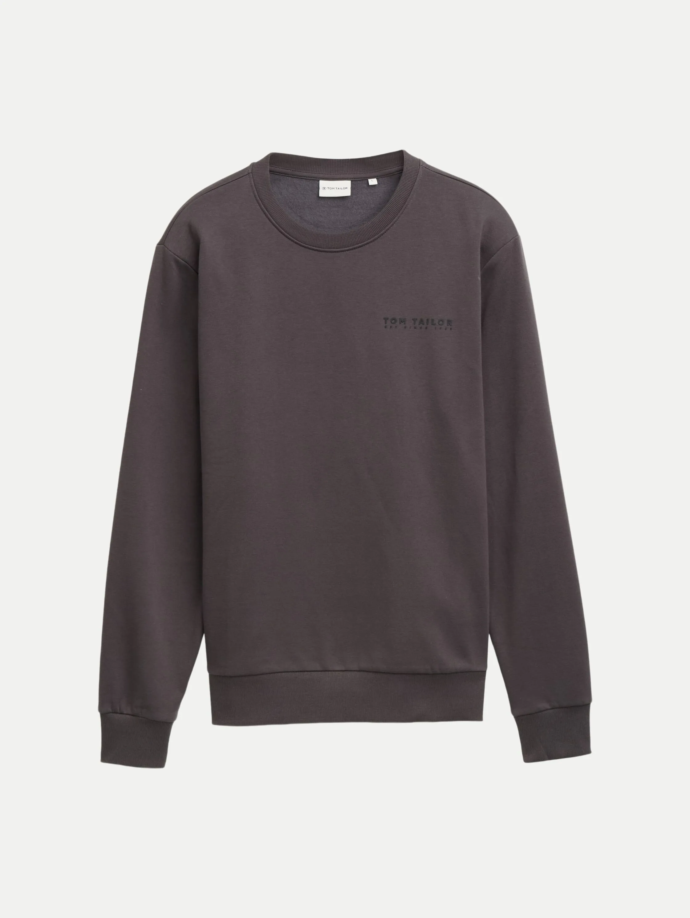 Regular-Fit Sweatshirt mit Logo Grau L - Tom Tailor Casual - FashionsVida