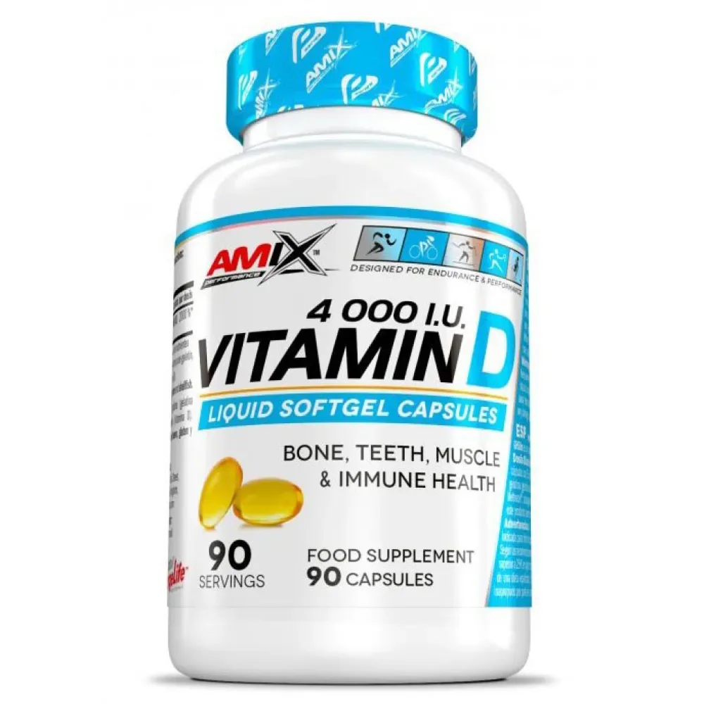 Vitamine D 4000 Ui Saveur Neutre 90 Unités - Amix - FashionsVida