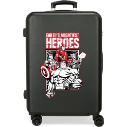 Maleta mediana infantil Marvel Avengers Earth´s Mightiest Heroes rígida con capacidad de 70L