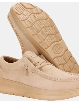 Zapato de cordones de hombre en ante - HeyDude - FashionsVida