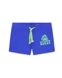 Boxer mare blu in microfibra con stampa logo