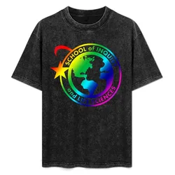 SILSA logo - rainbow T-Shirt Large Size Basic Casual T-Shirt