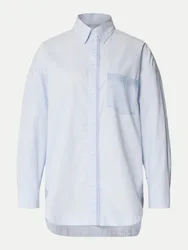 Orange Oversized Bluse Bonsta Blau 36