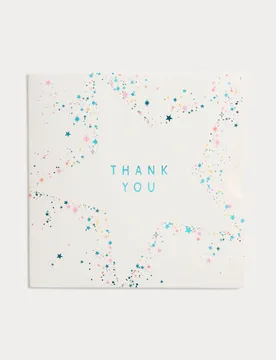 Thank You Star Gift Card No Colour - M&S - FashionsVida