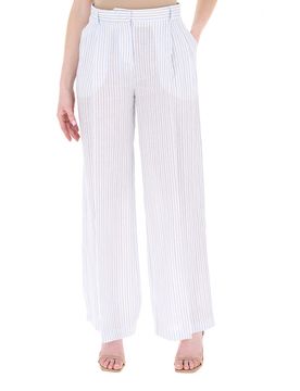 Pantalone in lino AZZURRO CHIARO 40