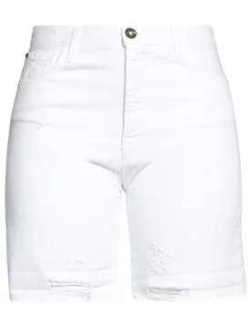Shorts vaqueros Mujer Blanco 25 Mujer - Nolita - FashionsVida