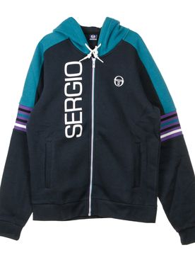 Felpa Cappuccio Zip Uomo Darwin Sweater Navy Ocean