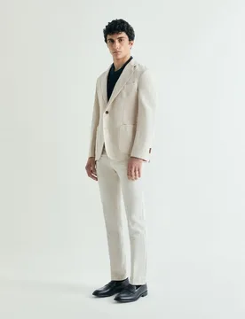 Pantalón de traje de hombre regular fit con trabillas - Scalpers - FashionsVida