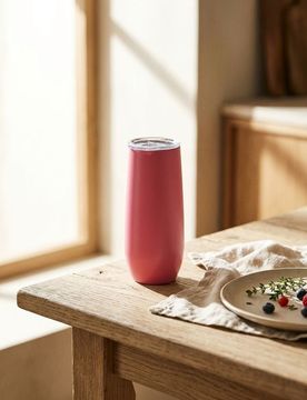 Tazza in acciaio inox - rosa