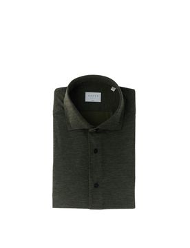 Camicia active slim VERDE SCURO 42