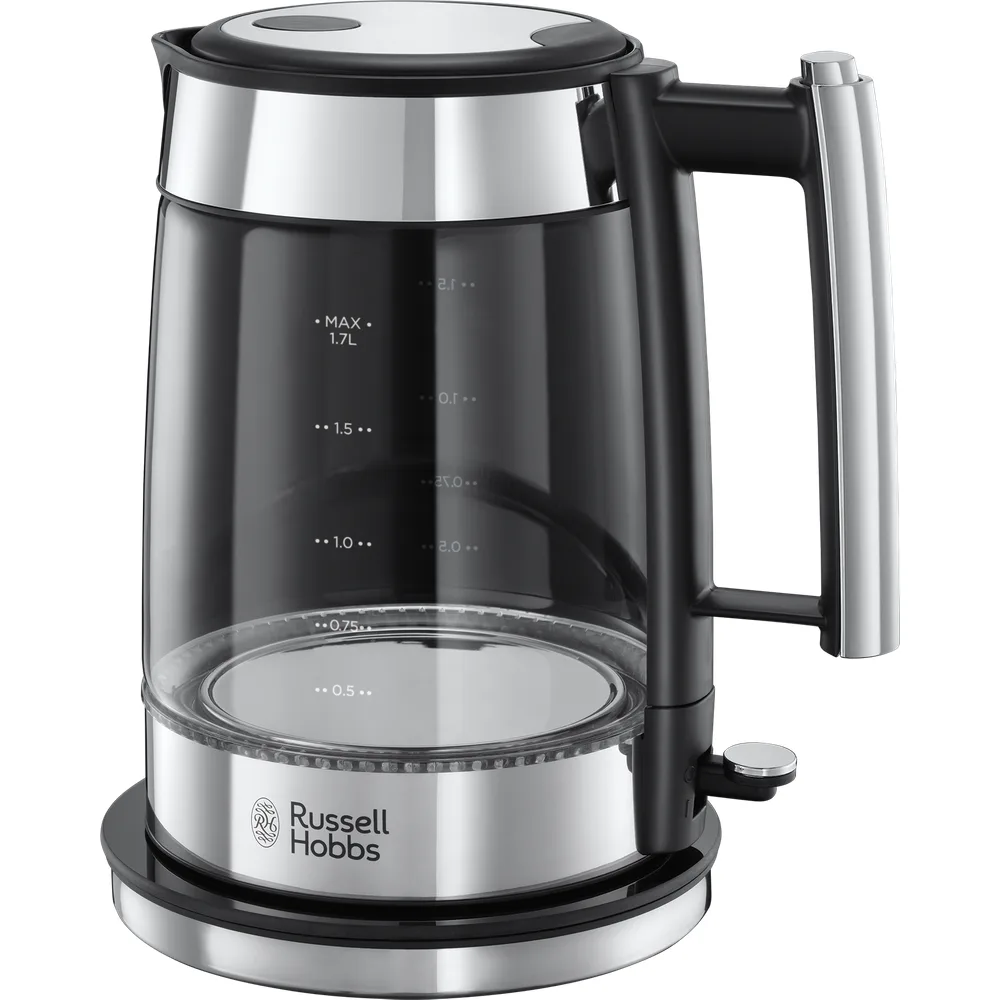 Hervidor Elegance de cristal fabricado con vidrio Schott - Russell Hobbs - FashionsVida