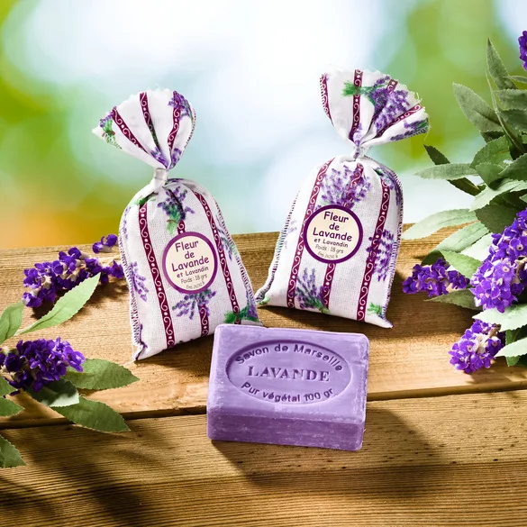 Pagen 2 Lavendel-Säckchen + Seife - 3Pagen - FashionsVida